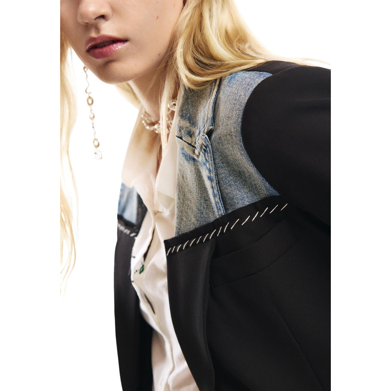 506328 Desigual Giacca Nero Donna Primavera/Estate