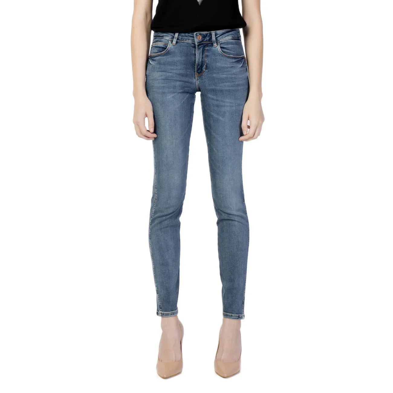 283791 Guess Jeans Blu Cotone Donna