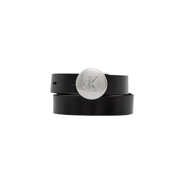 Round Engraved Ck Buckle 20 Mm LV04F7115G Cintura Donna