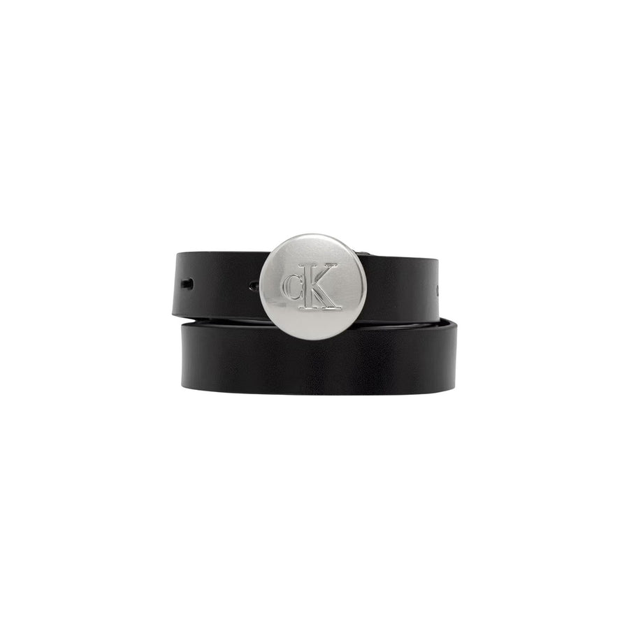 Round Engraved Ck Buckle 20 Mm LV04F7115G Cintura Donna