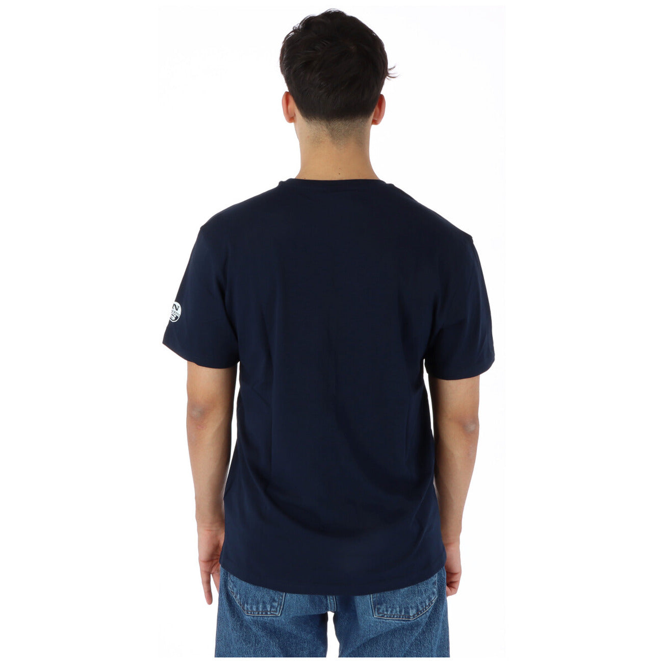 423854 North Sails T-Shirt Blu Monocromo Uomo