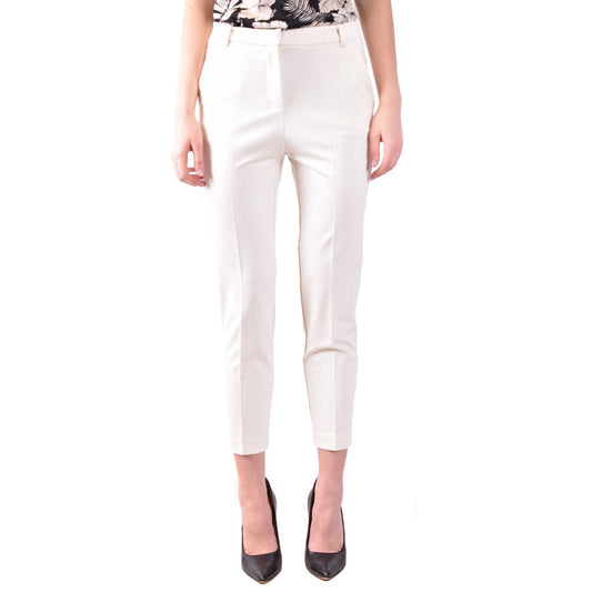 2425933 Pinko Pantaloni Bianchi Donna Viscosa 60% Poliammide 30%