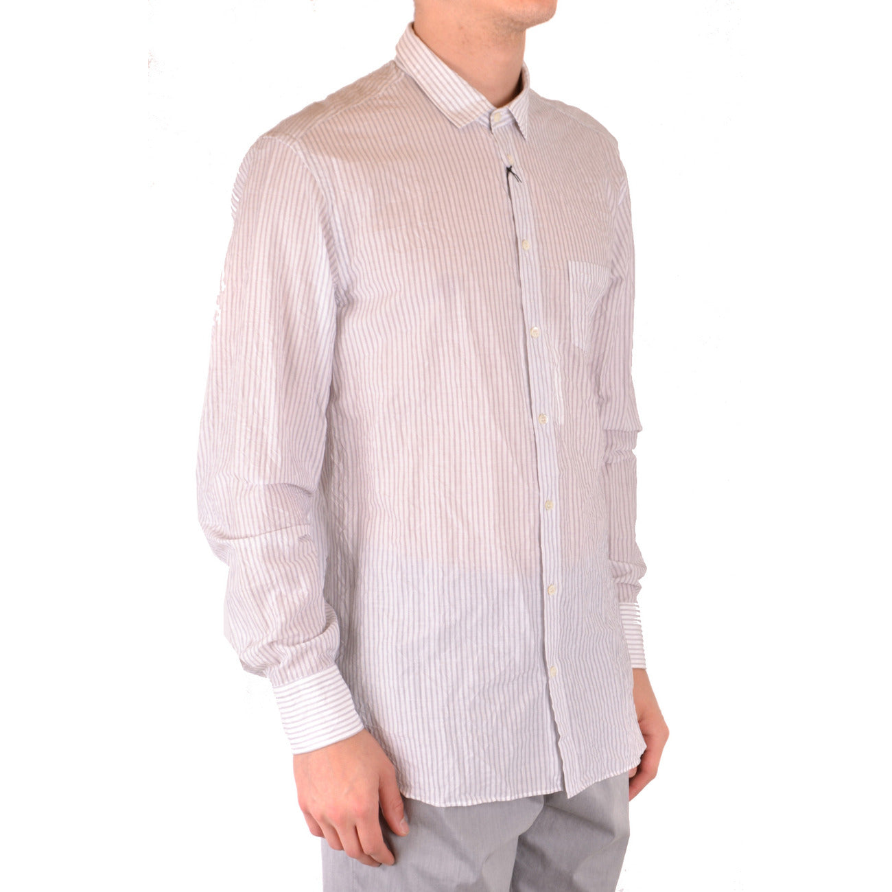 2431419 Neil Barrett Camicia Bianco Maniche Lunghe Uomo