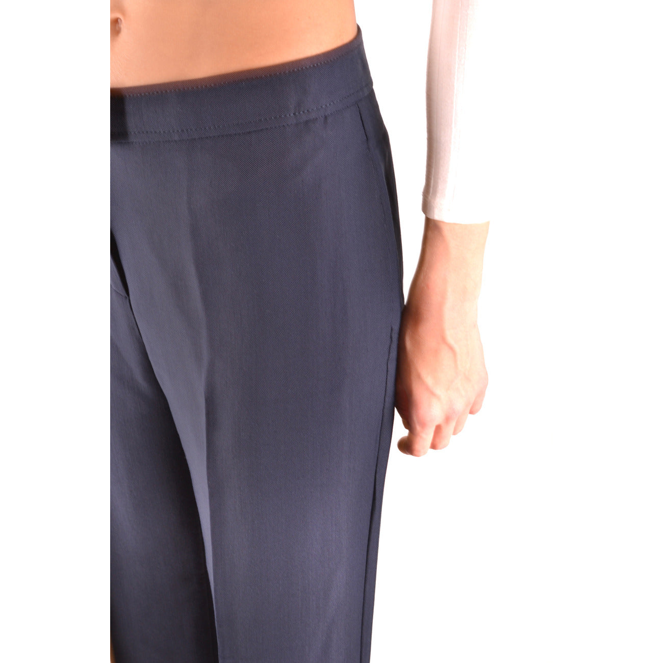 2424350 Pinko Pantaloni Blu Donna Viscosa 100%