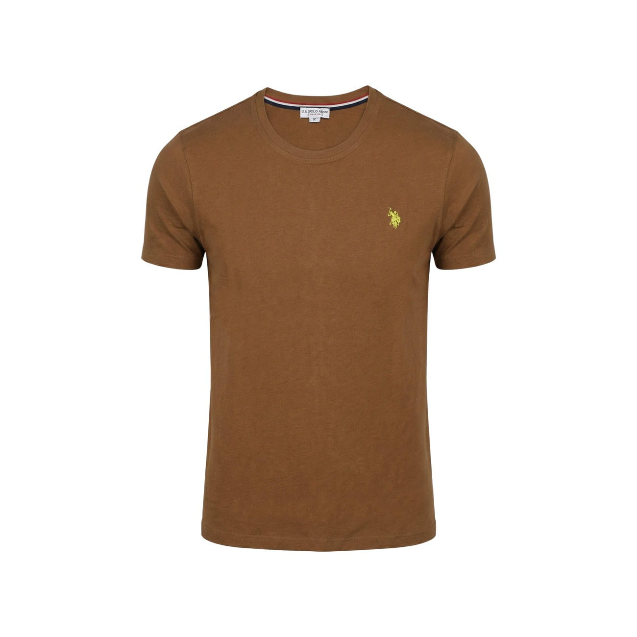 2455880 U.S. Polo Assn. T-Shirt Marrone Uomo