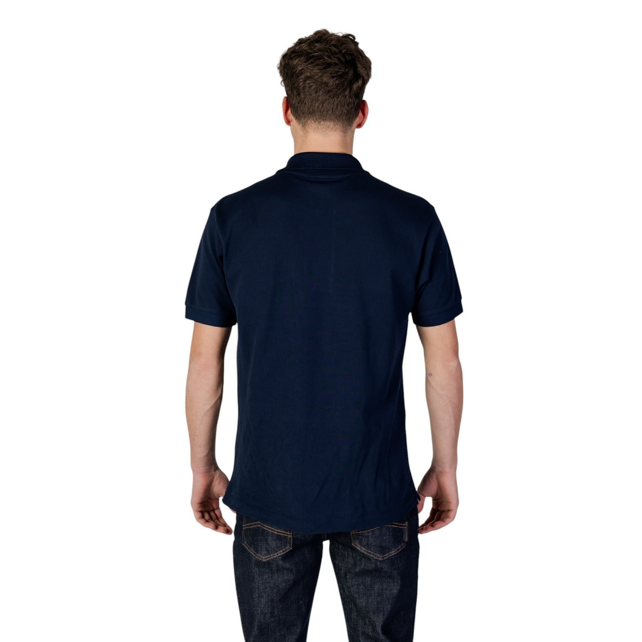 2412651 Lacoste Polo Blu Cotone Colletto Polo Maniche Corte Uomo