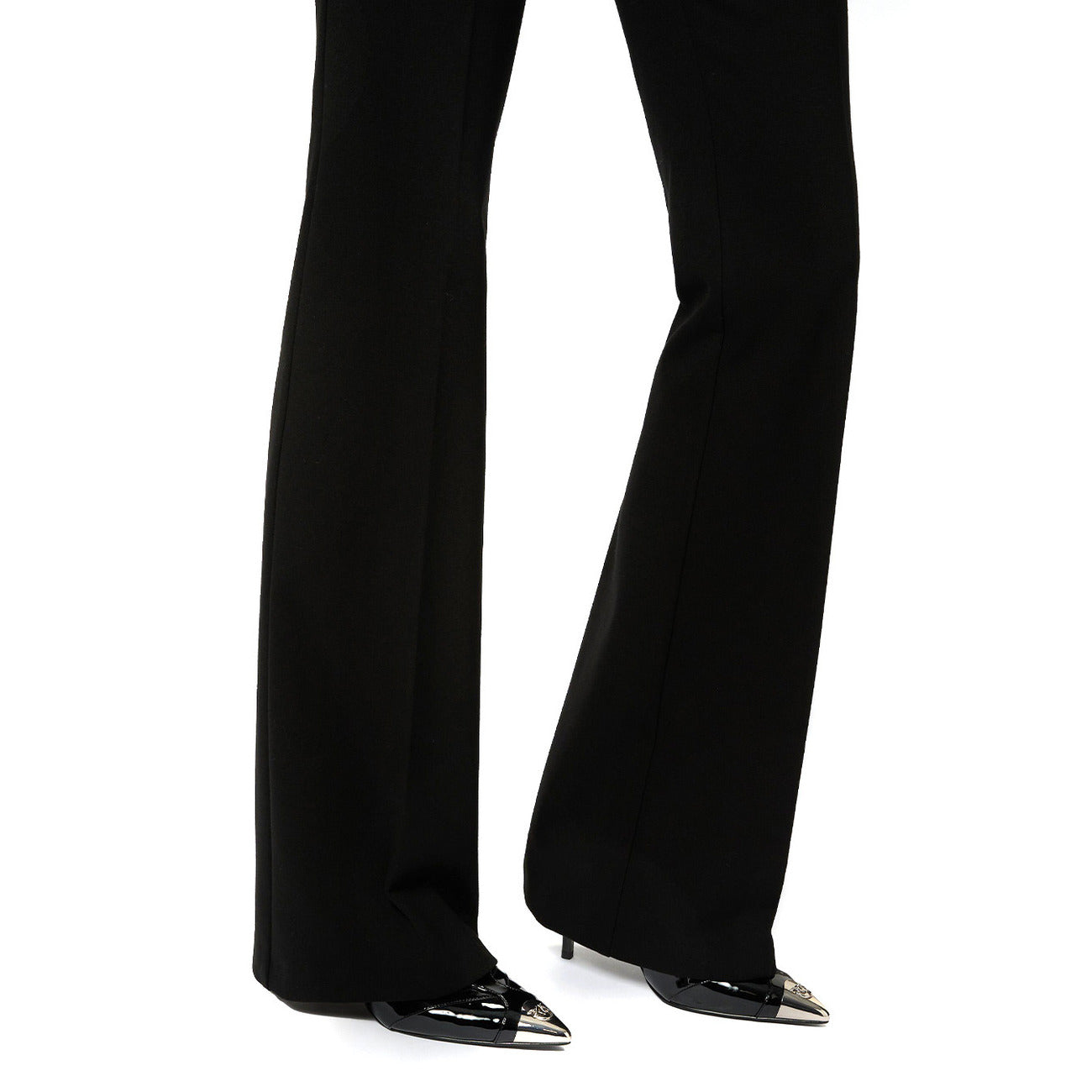 2424817 Pinko Pantaloni Neri Donna Viscosa 67% Zip