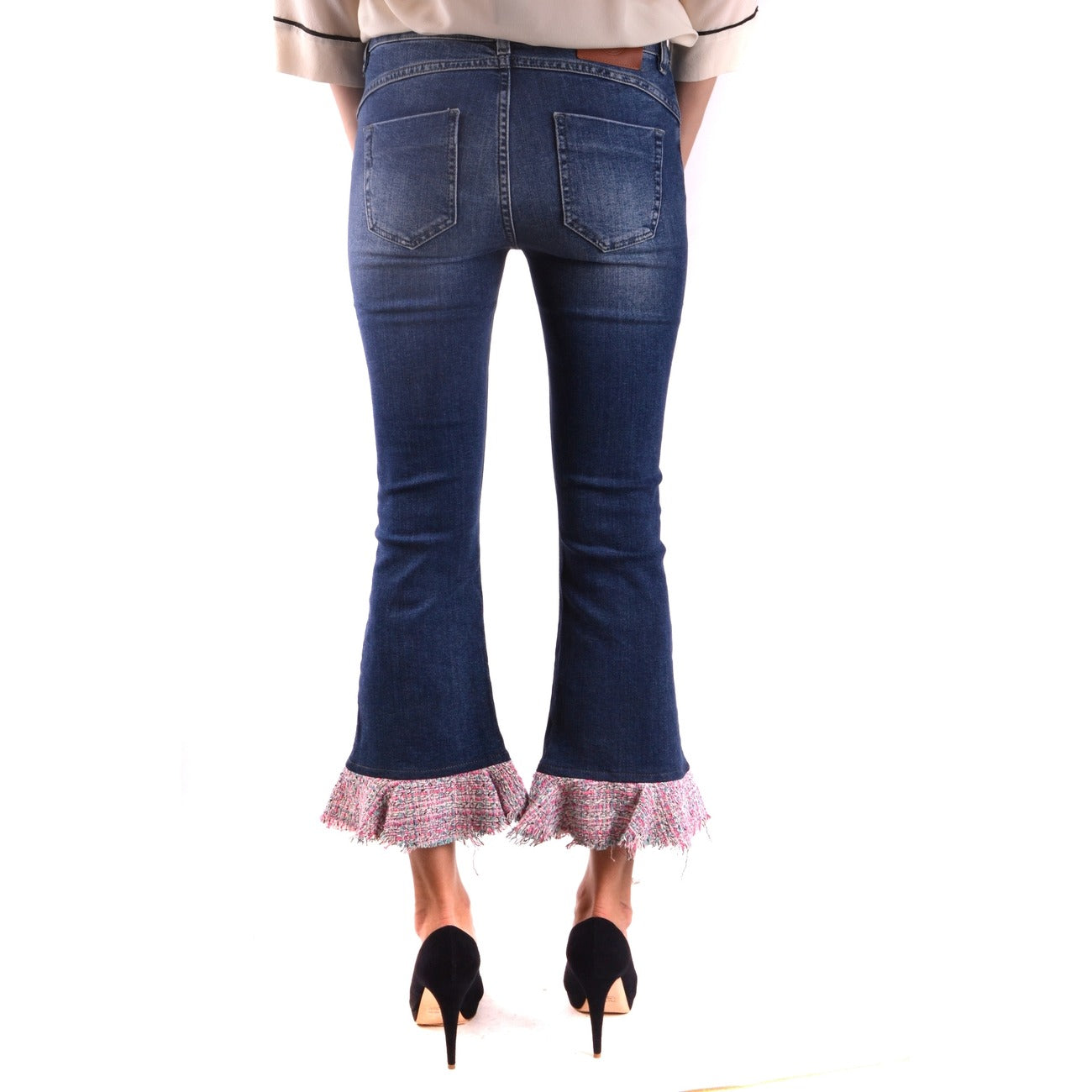 2438413 Pinko Jeans Blu Donna Cotone 100% Tasche