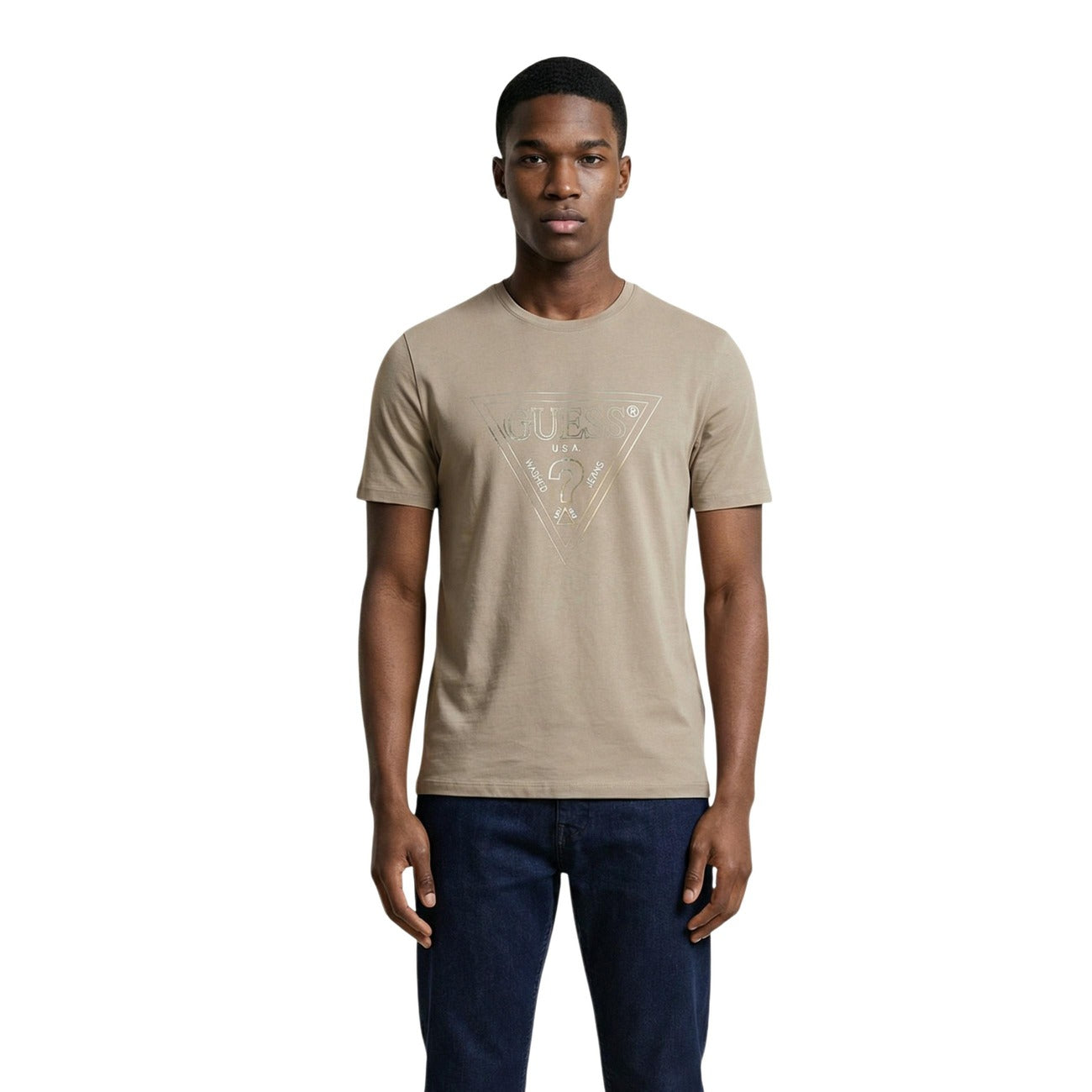 2452665 Guess T-Shirt Beige Uomo