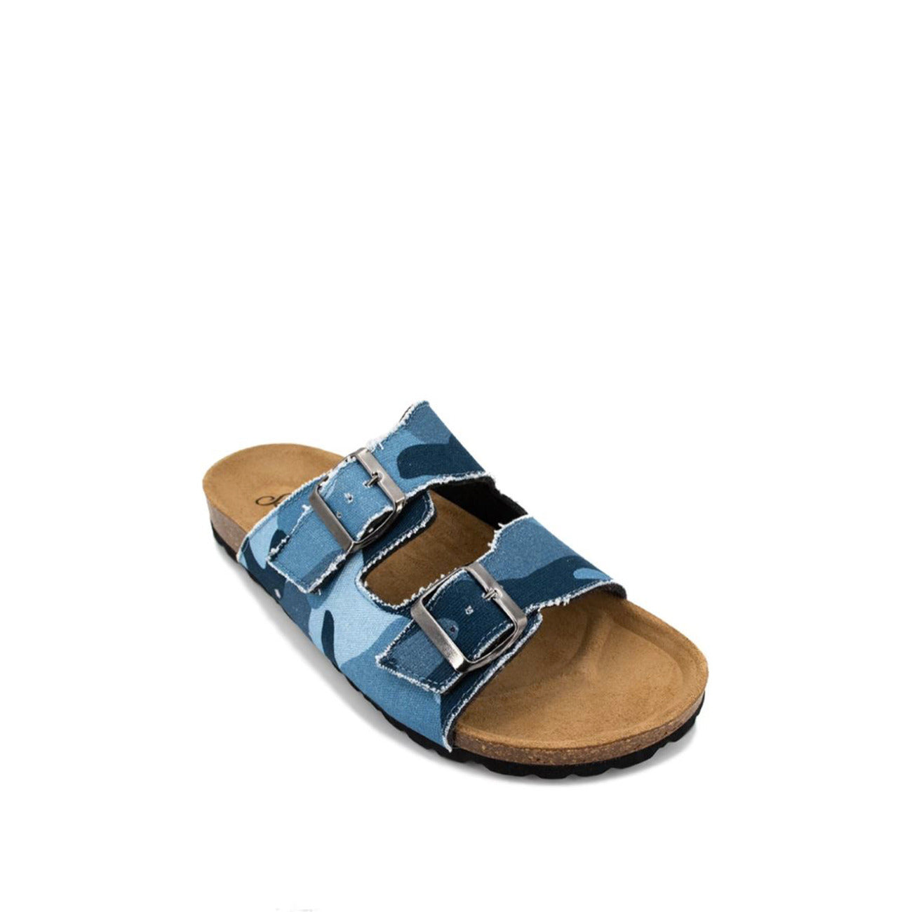 491315 Mc2 Saint Barth Sandali Blu Militare Cotone Uomo