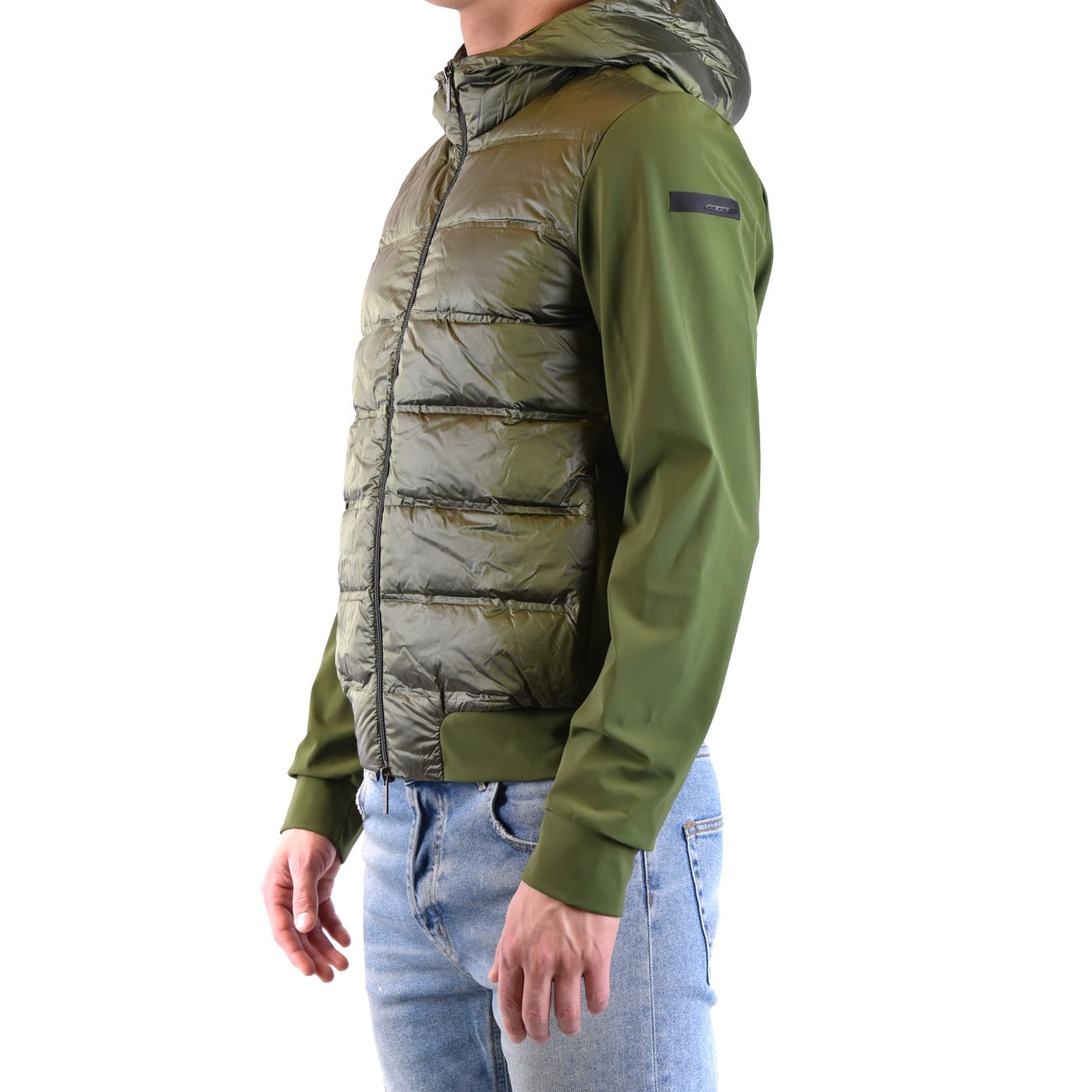 2432928 Rrd Giubbotto Verde Elastan Uomo