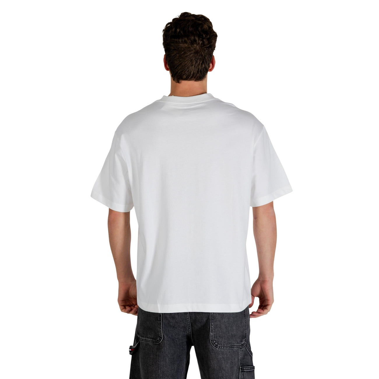 2447355 Calvin Klein Jeans T-shirt Bianca Stampa Uomo