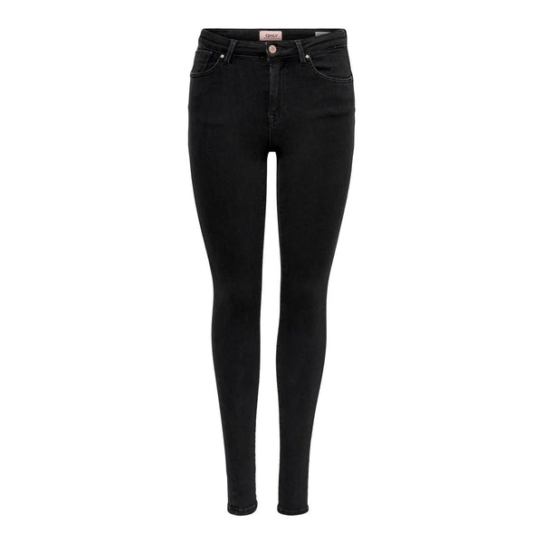 Royal High Waist Skinny Denim Jeans Black Jeans Donna