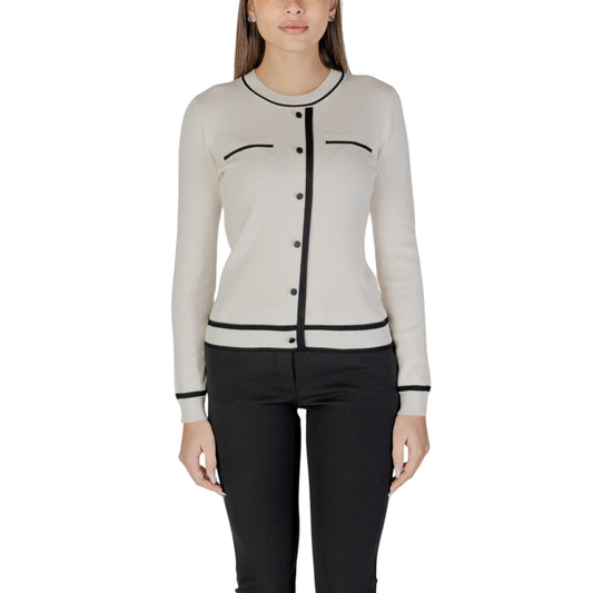 483084 Morgan De Toi Maglia Beige Maniche Lunghe Bottoni Donna