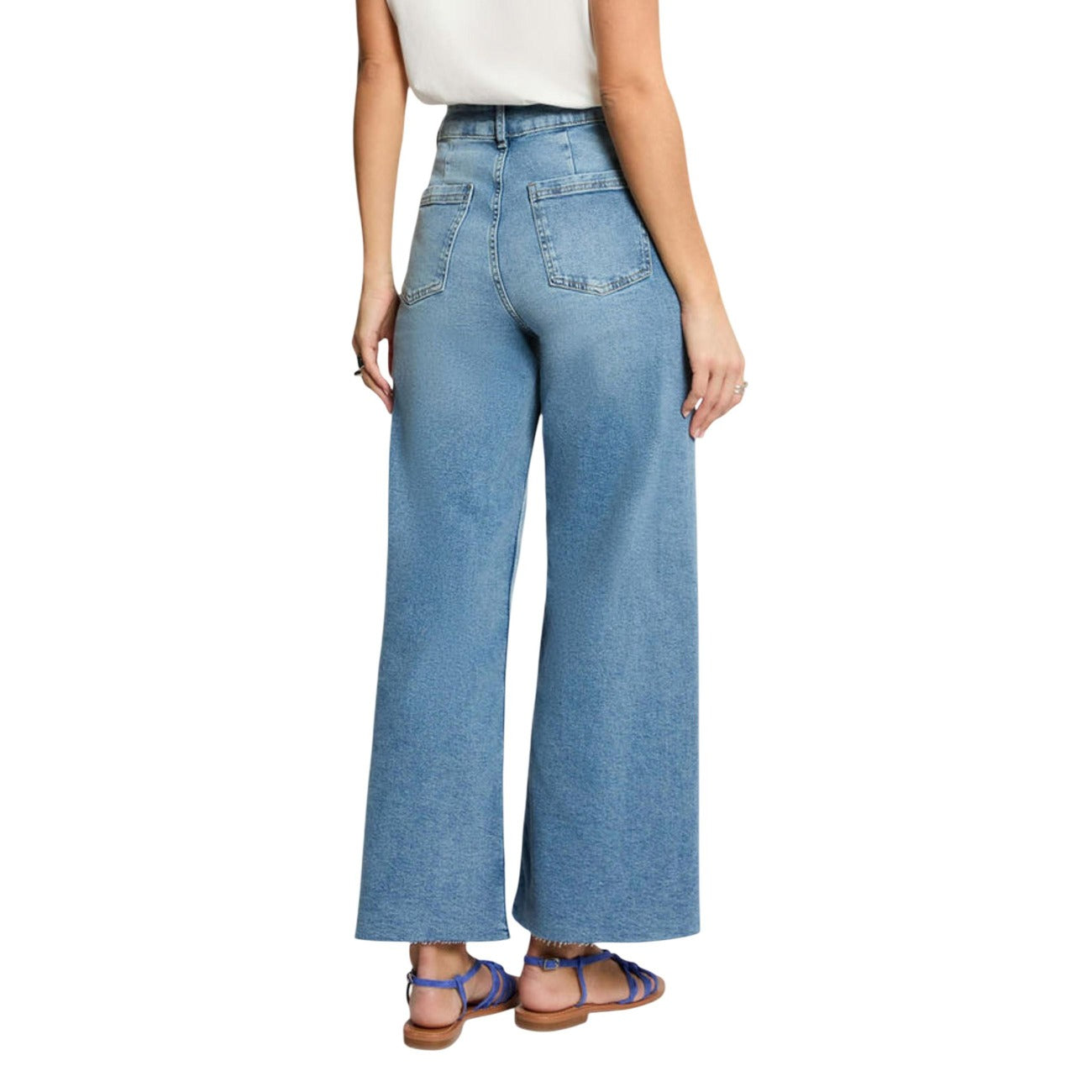 510422 Morgan De Toi Jeans Azzurri Effetto Consumato Donna