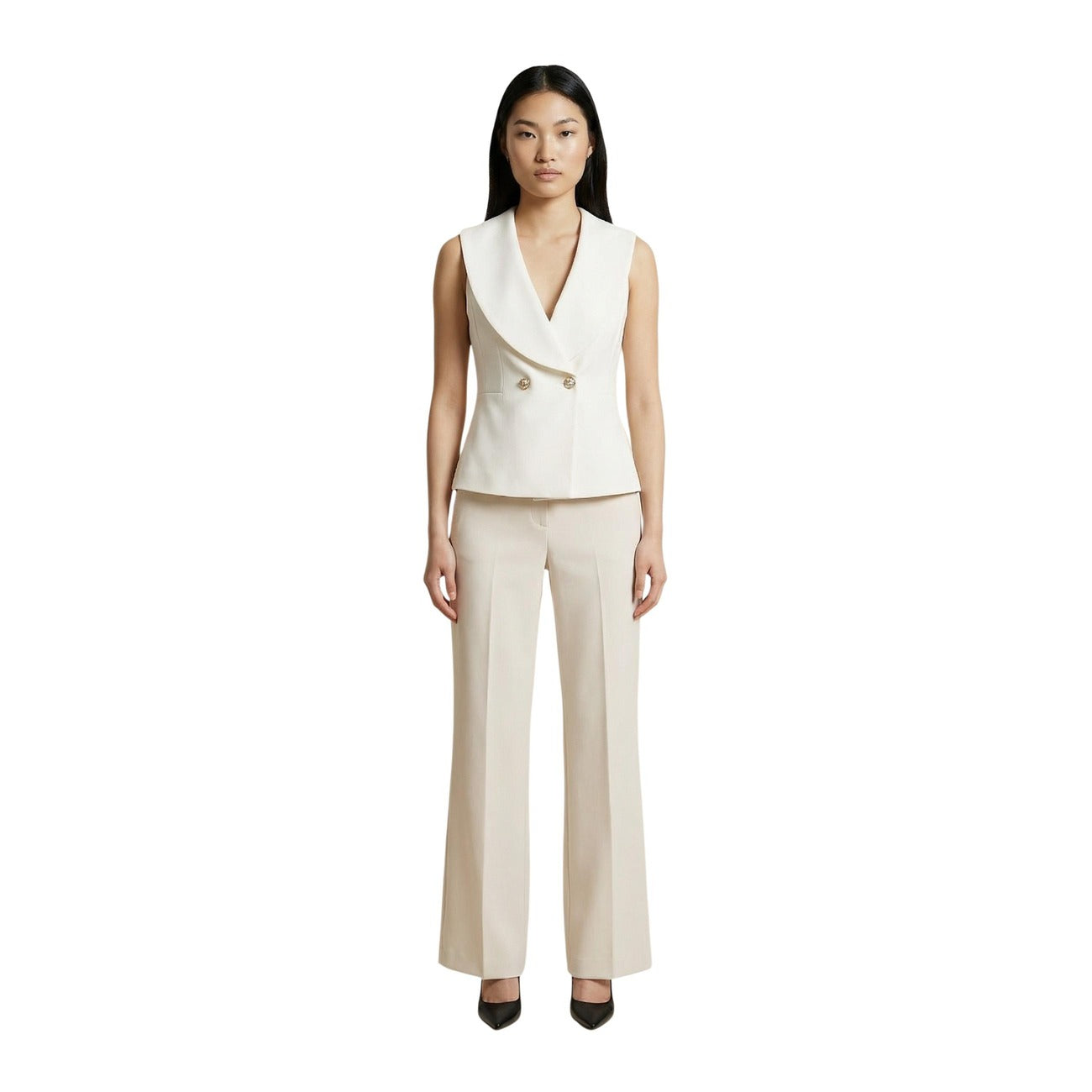 511739 Artigli Gilet Beige Donna Primavera/Estate