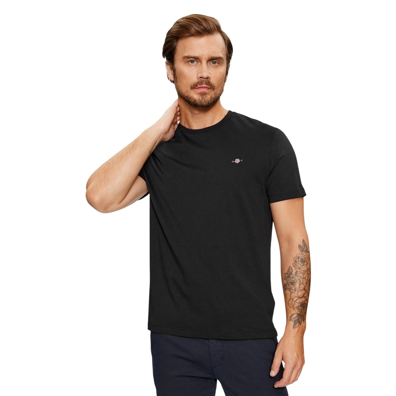 2459480 Gant T-Shirt Nero Uomo