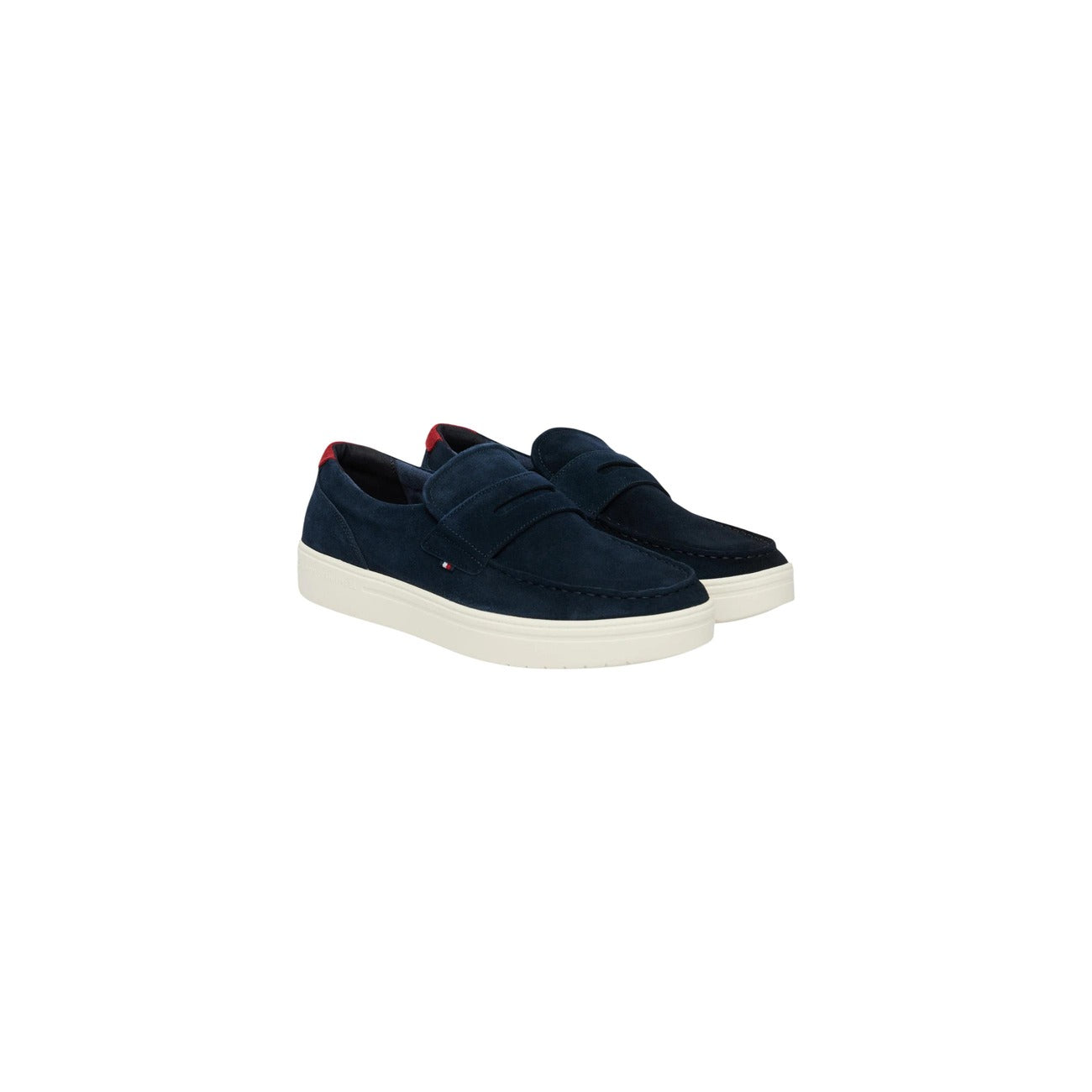 515821 Tommy Hilfiger Scarpe Basse Blu Camoscio Uomo