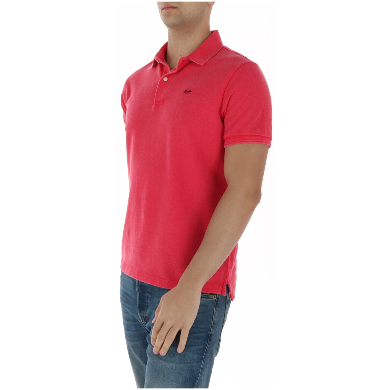 2456764 Superdry Polo Fuxia Uomo