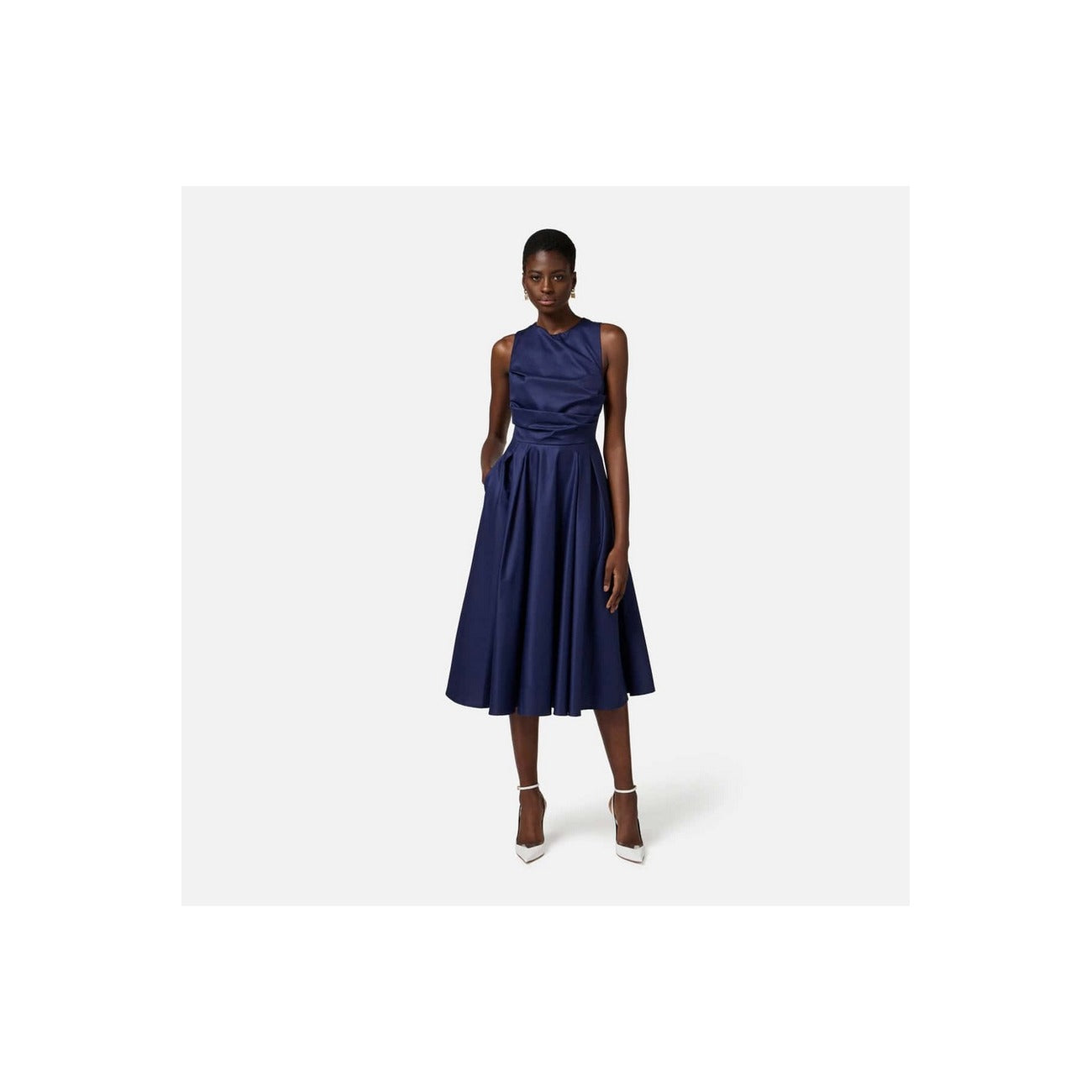 493979 Elisabetta Franchi Abito Blu Donna Primavera/Estate