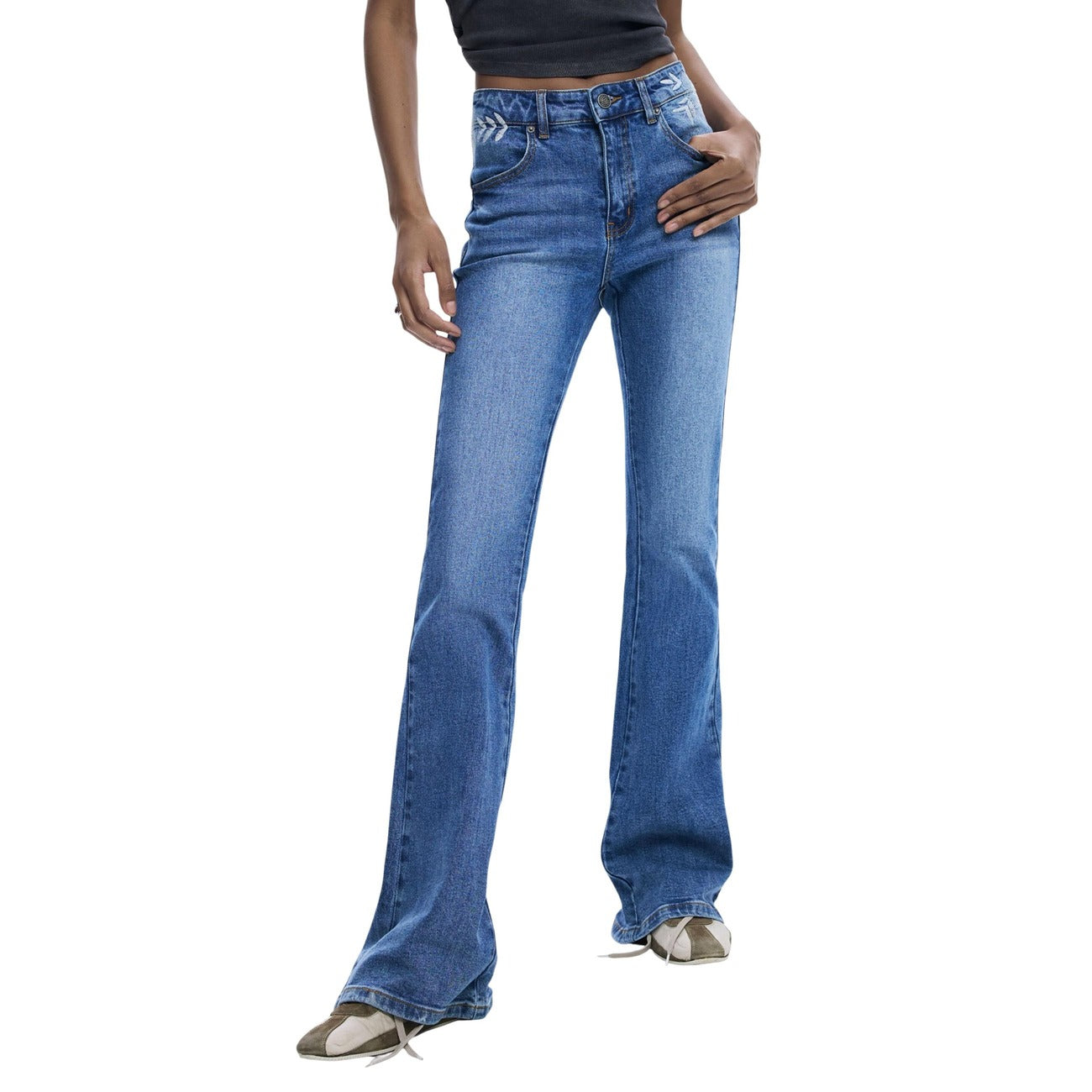 2449610 Desigual Jeans Blu Donna
