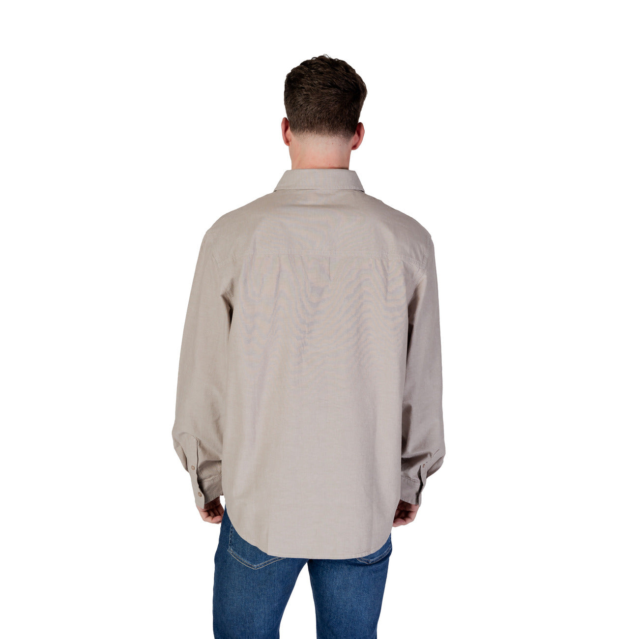 2408223 Calvin Klein Jeans Camicia Beige Uomo