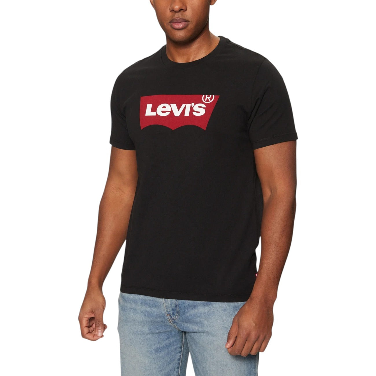 2417289 Levi's T-Shirt Nera Stampa Uomo