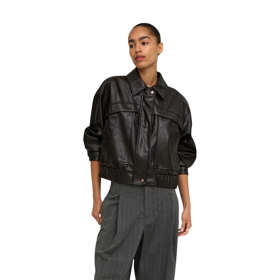 Melle Faux Leather Jacket Otw Giacca Donna