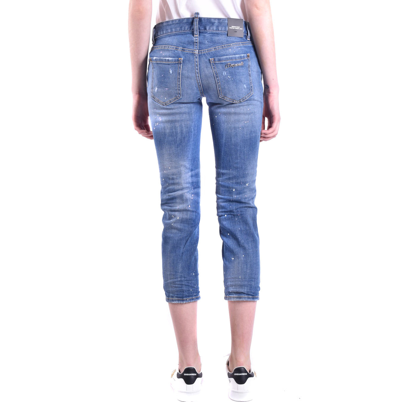 488580 Dsquared2 Jeans Blu Effetto Consumato Donna Primavera/Estate