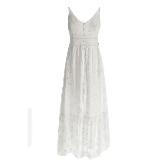 2438504 Guess Abito Bianco Donna Cotone 100% Spalline