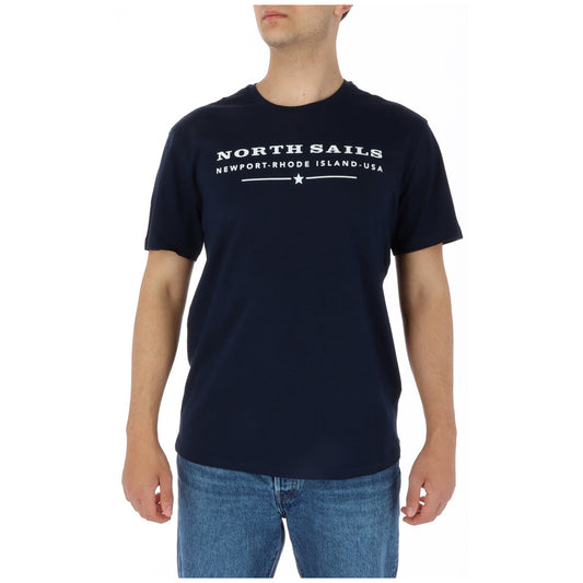423854 North Sails T-Shirt Blu Monocromo Uomo
