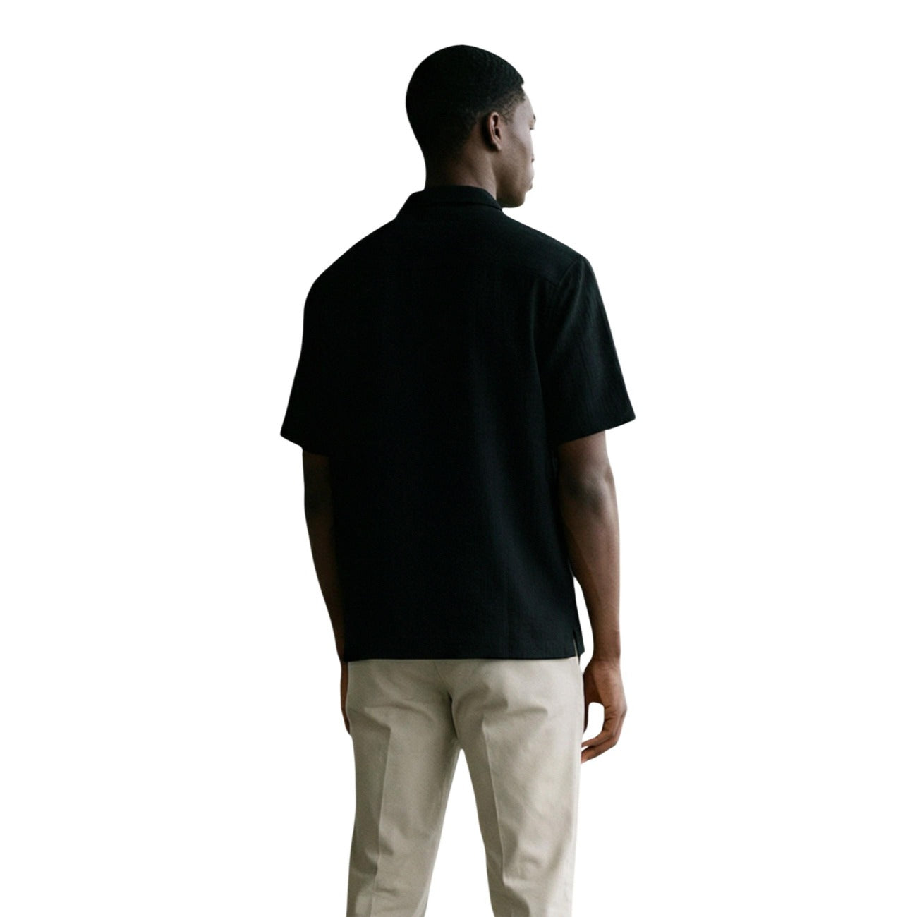 2451664 Antony Morato Camicia Nera Cotone Uomo