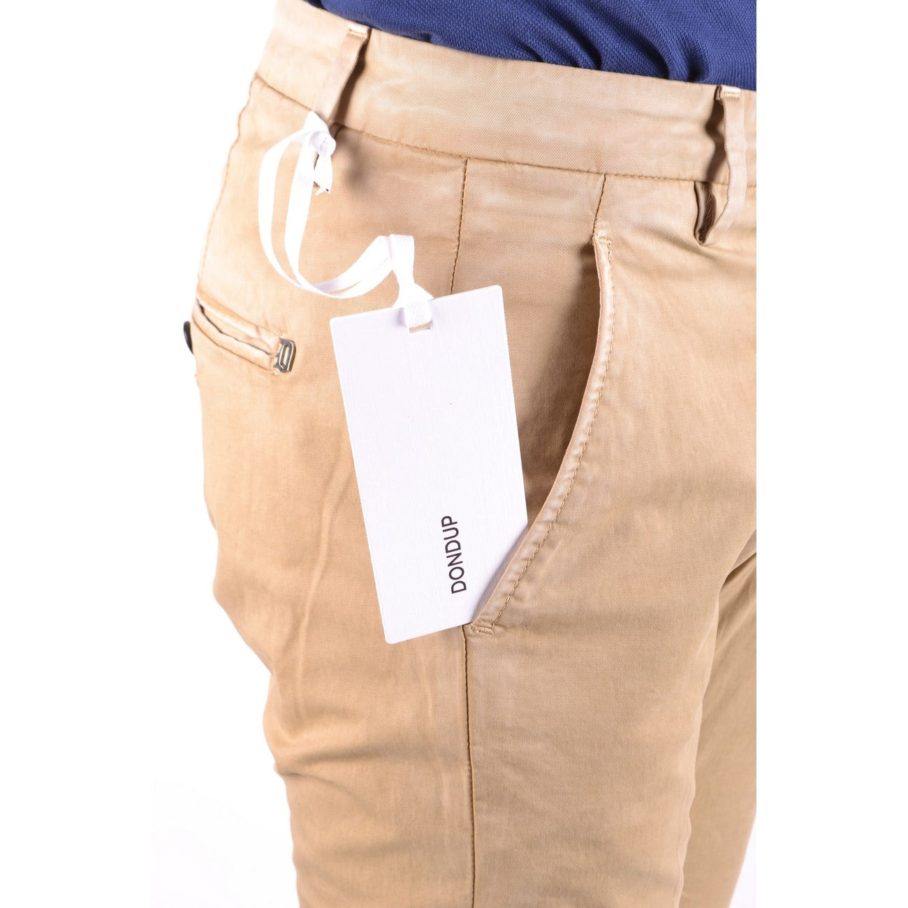 2429999 Dondup Pantaloni Beige Cotone Elastan Uomo