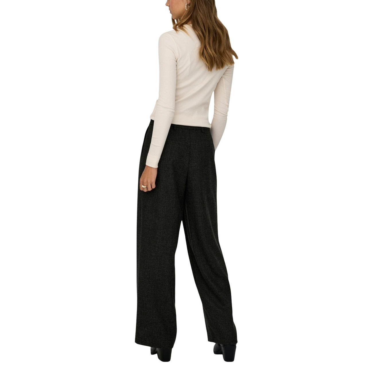 2444308 Jacqueline De Yong Pantaloni Neri Donna