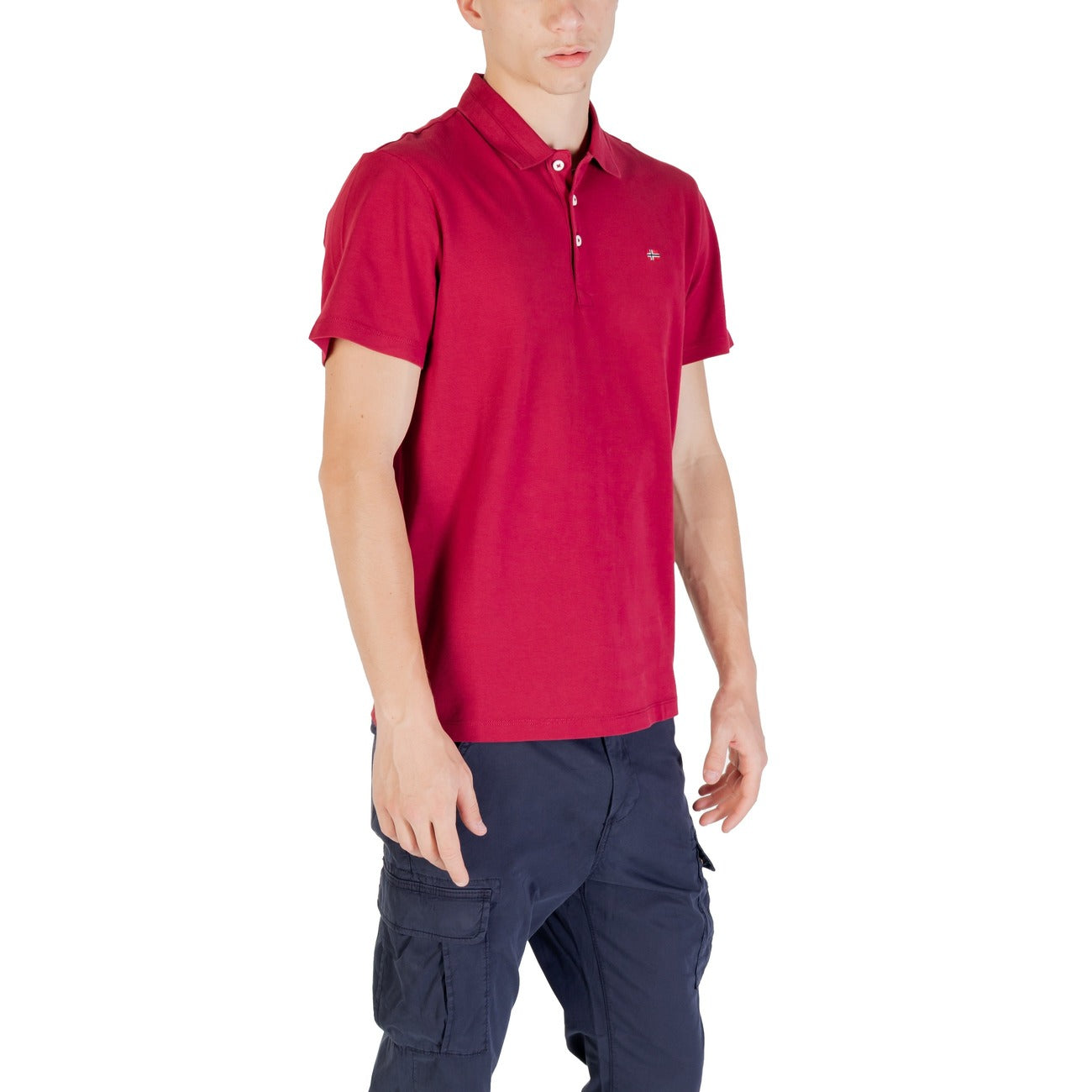 2422850 Napapijri Polo Bordeaux Uomo