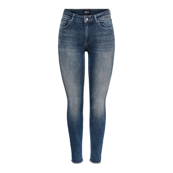ONLBLUSH Life Mid Skinny Ankle Raw Jeans 15216970