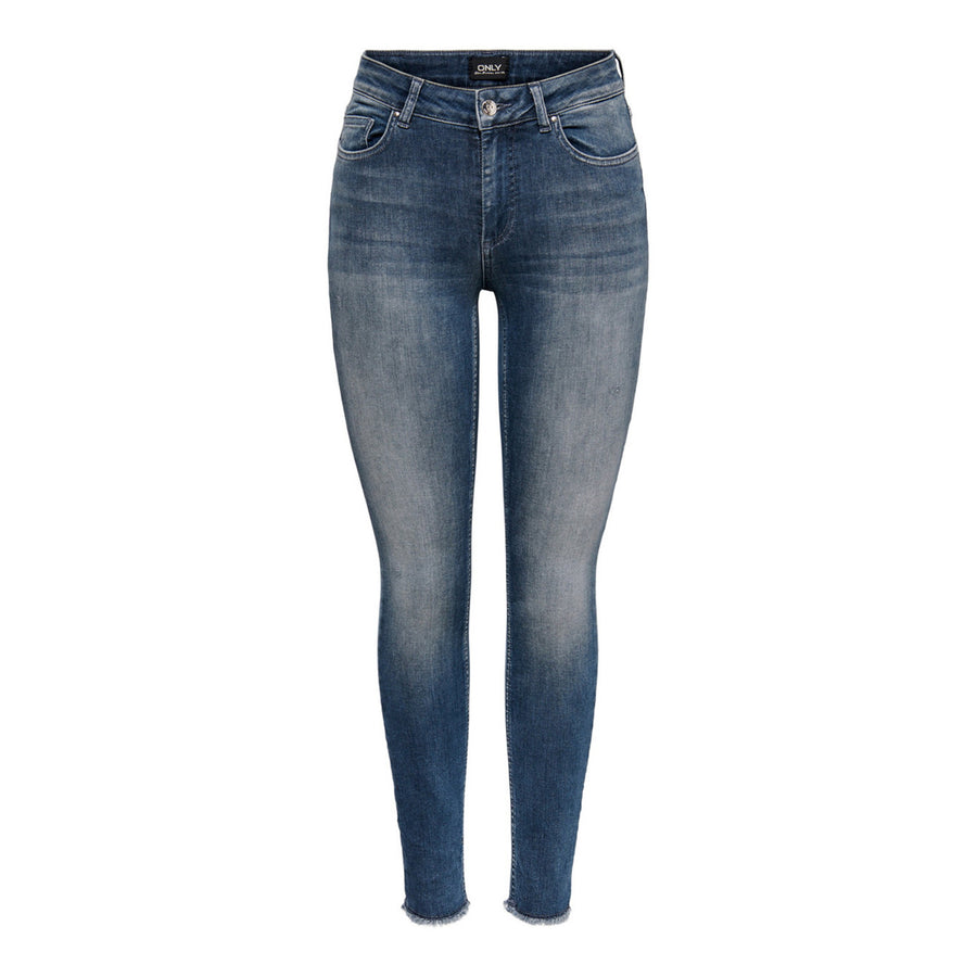ONLBLUSH Life Mid Skinny Ankle Raw Jeans 15216970