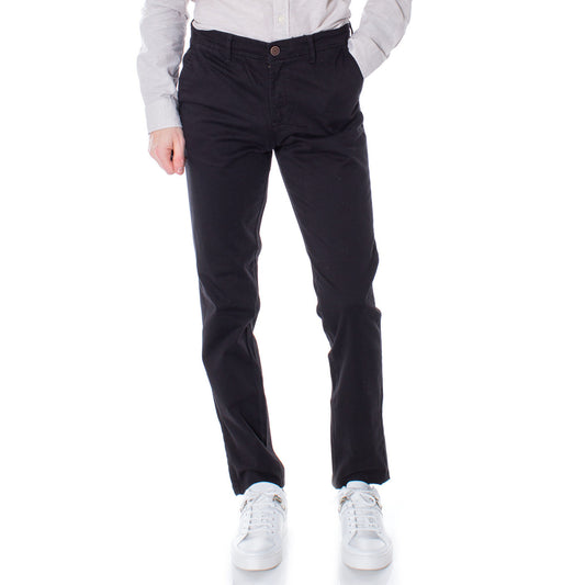 166770 Jack & Jones Pantaloni Nero Cotone Uomo
