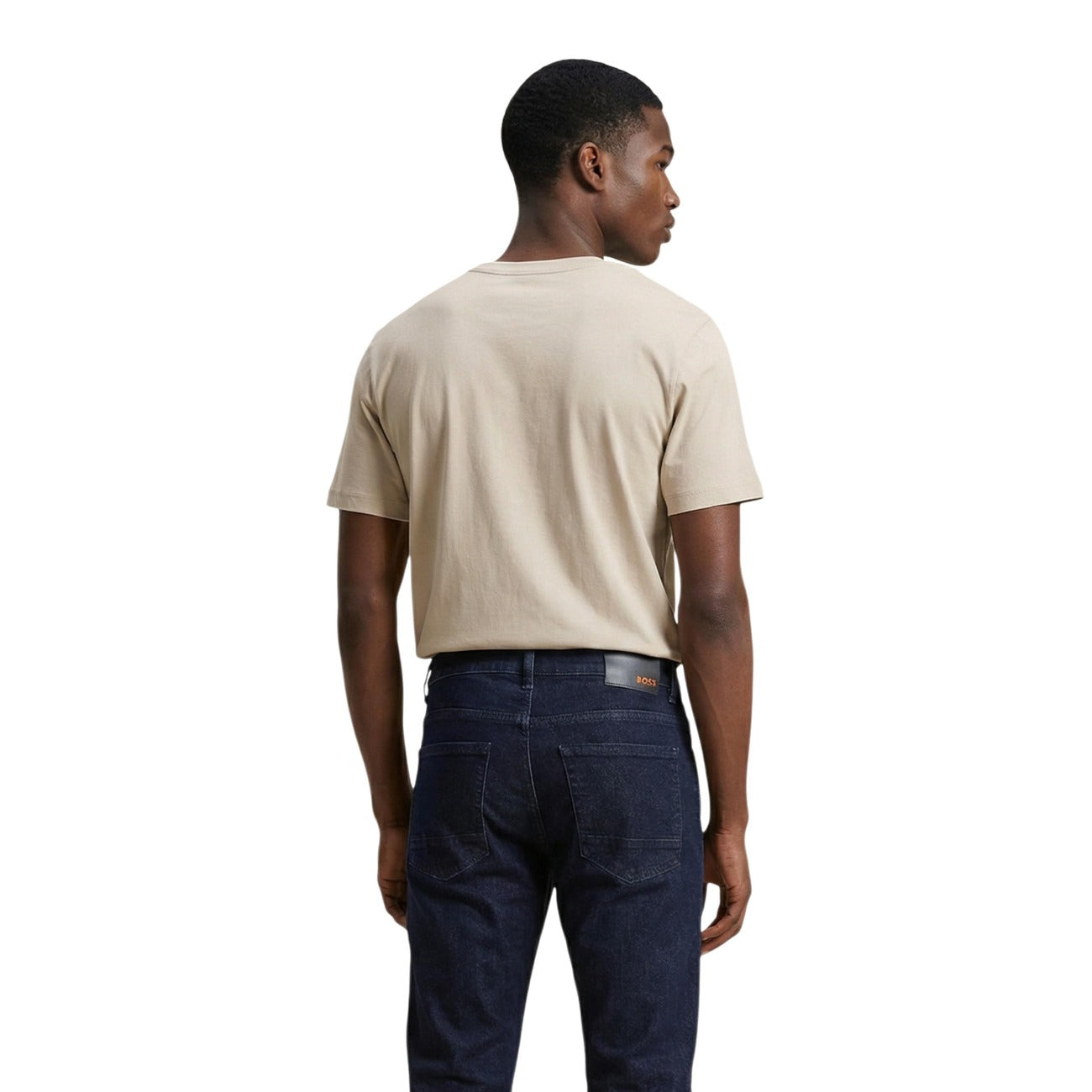 2453560 Calvin Klein Jeans T-Shirt Beige Uomo