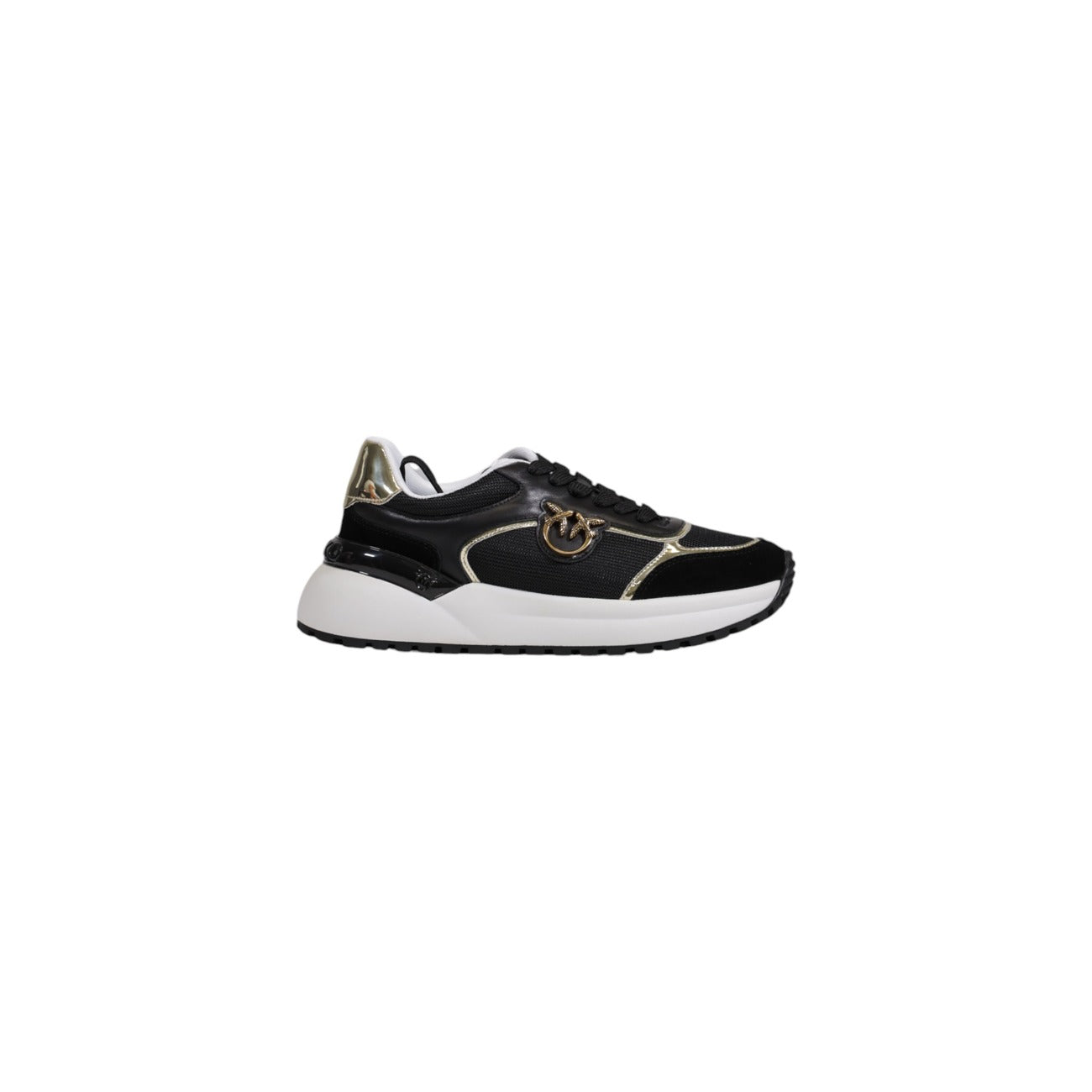 2343488 Pinko Sneakers Nere Donna Pelle 100% Suola Gomma
