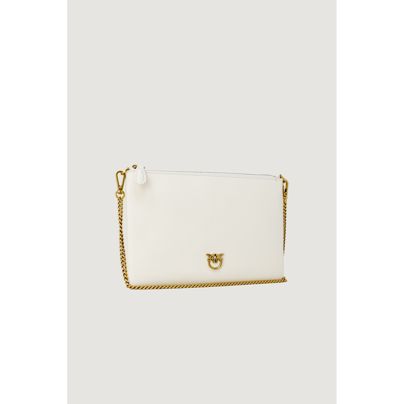 2407978 Pinko Borsa Tracolla Beige Ecopelle Cerniera Donna