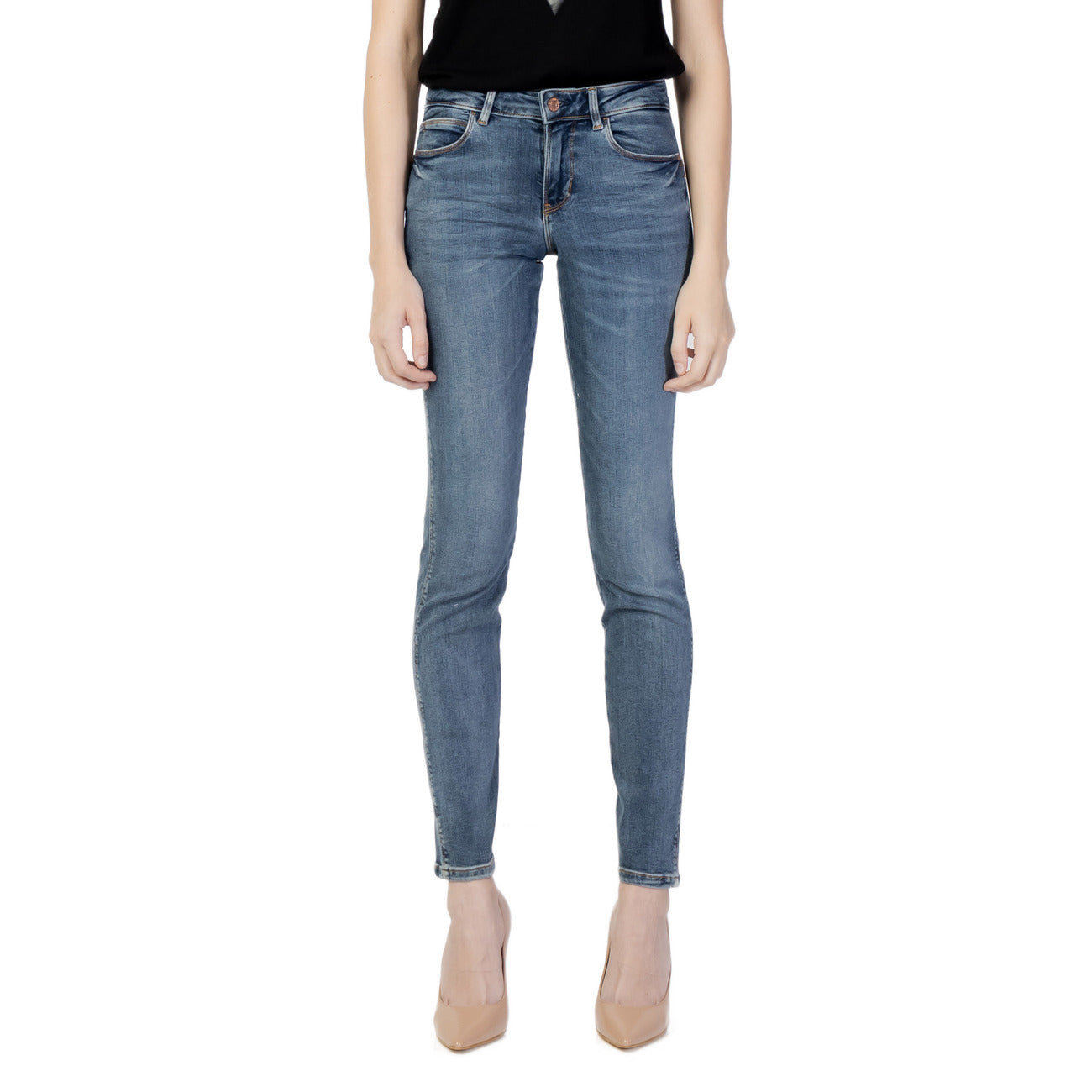 283791 Guess Jeans Blu Cotone Donna