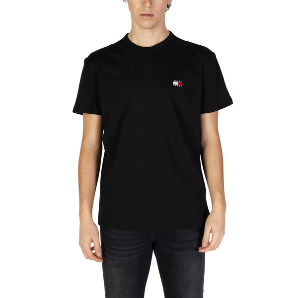 T-Shirt Nera Monocromo Uomo