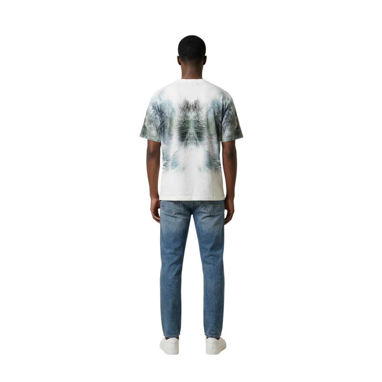 2456232 Antony Morato T-Shirt Bianca Colorata Cotone Uomo