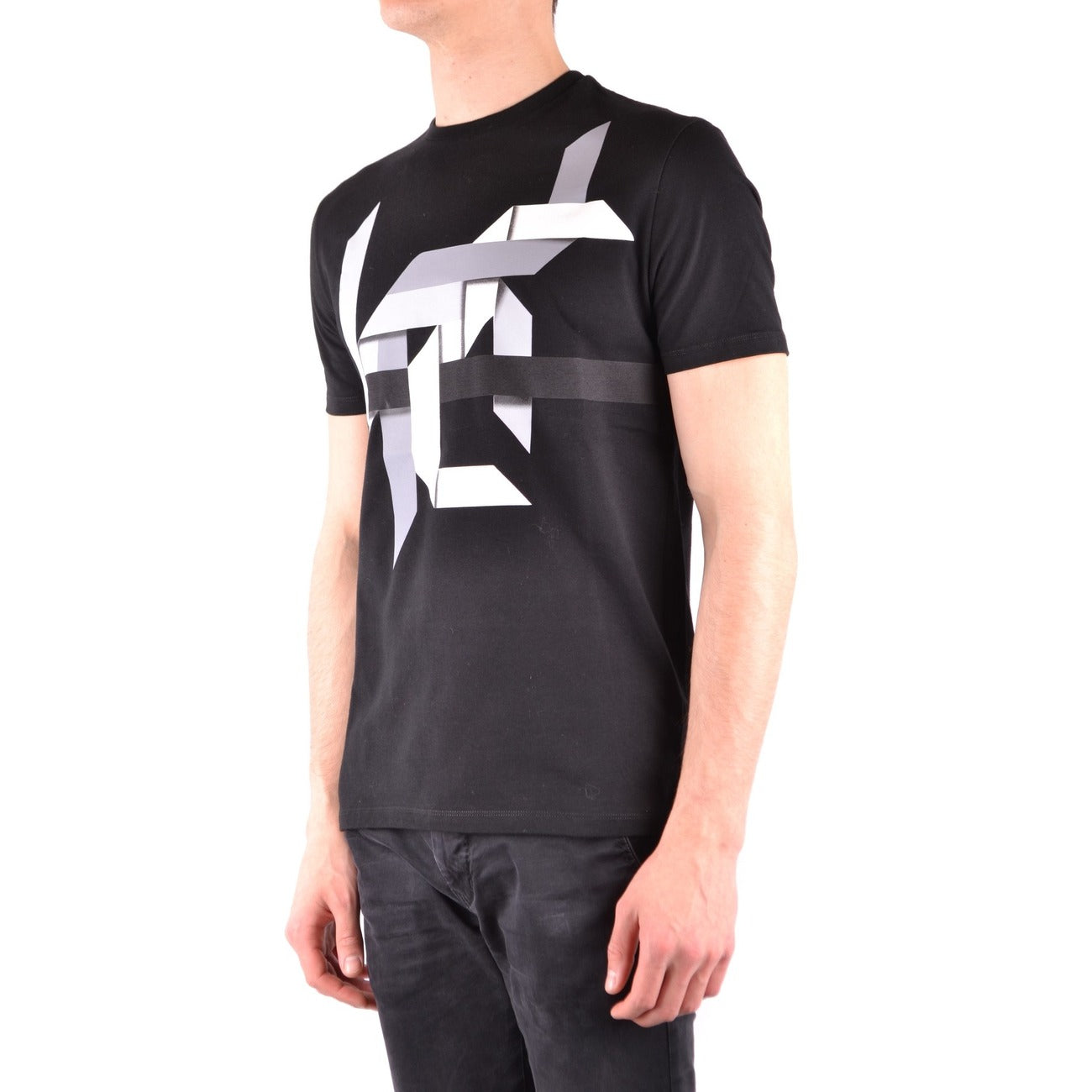 2431895 Neil Barrett T-shirt Nera Stampa Uomo