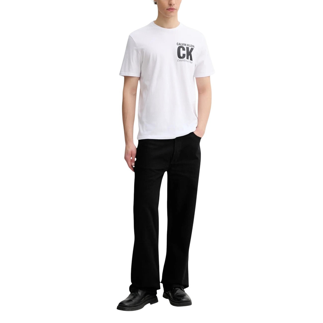 2447642 Calvin Klein T-shirt Bianca Uomo