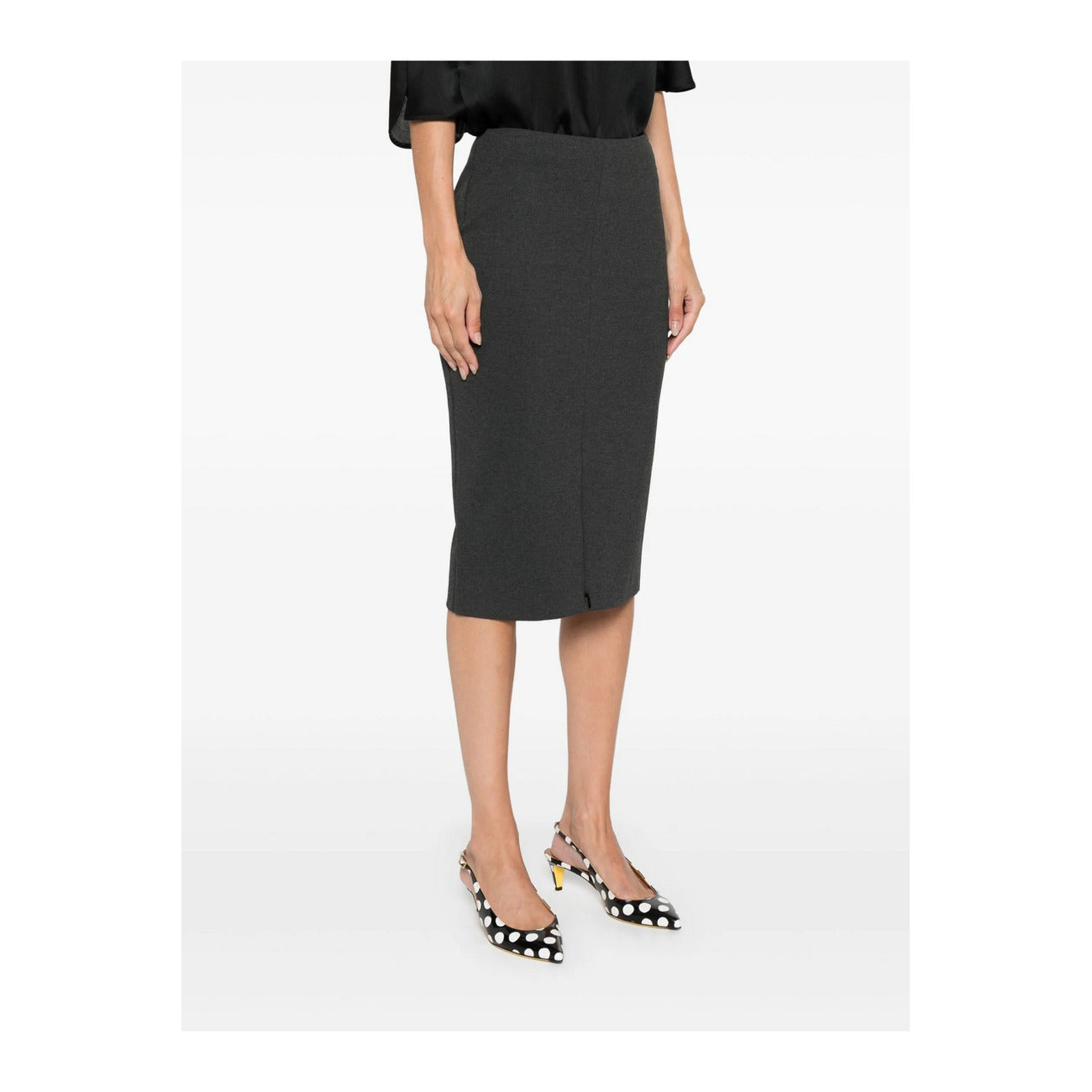 2438365 Pinko Gonna Grigia Donna Viscosa 67% Elastan