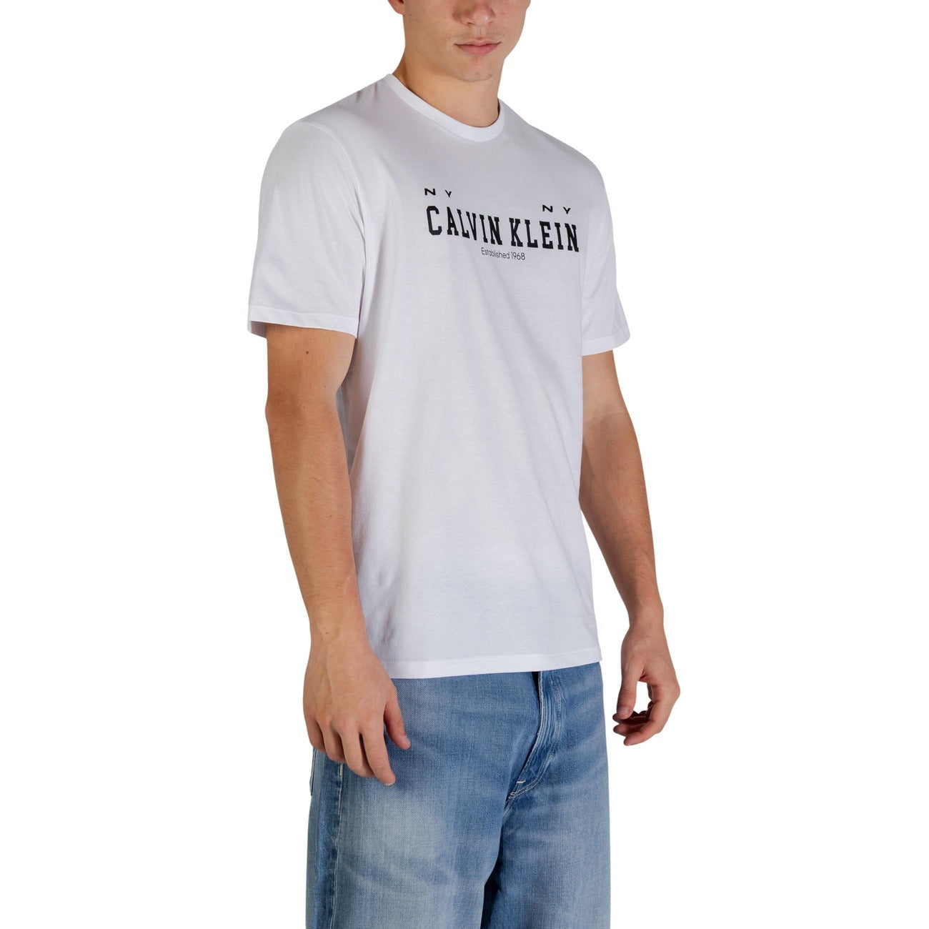2447887 Calvin Klein Jeans T-shirt Bianca Uomo