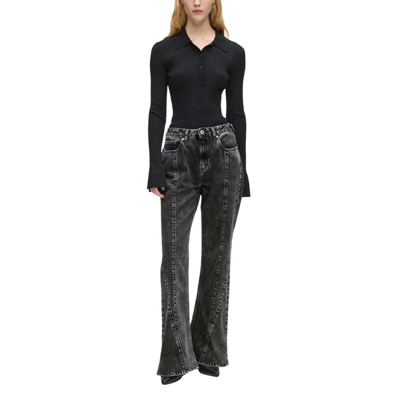 507681 Karl Lagerfeld Jeans Jeans Neri Donna Primavera/Estate