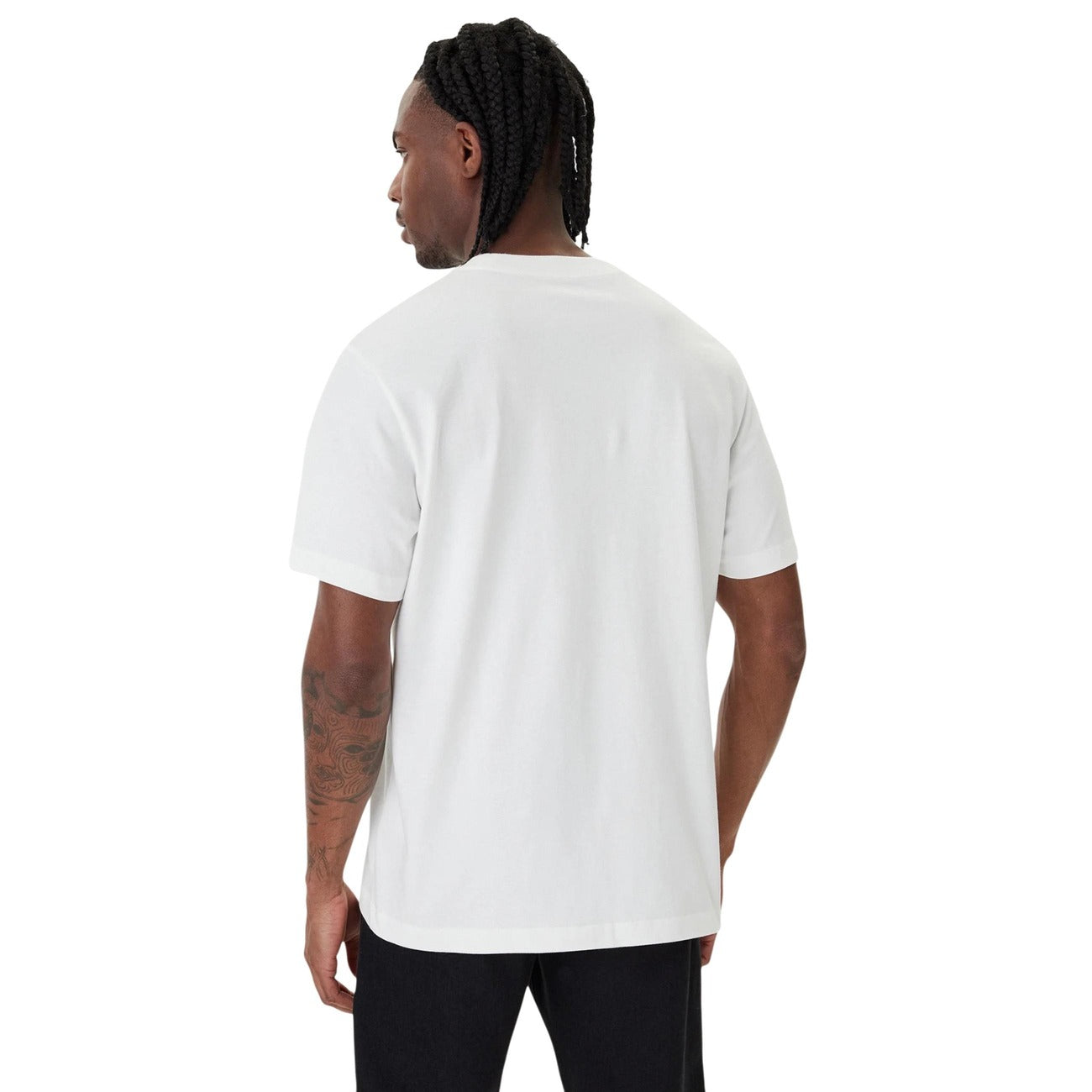 2455160 Calvin Klein T-Shirt Bianca con Stampa Uomo